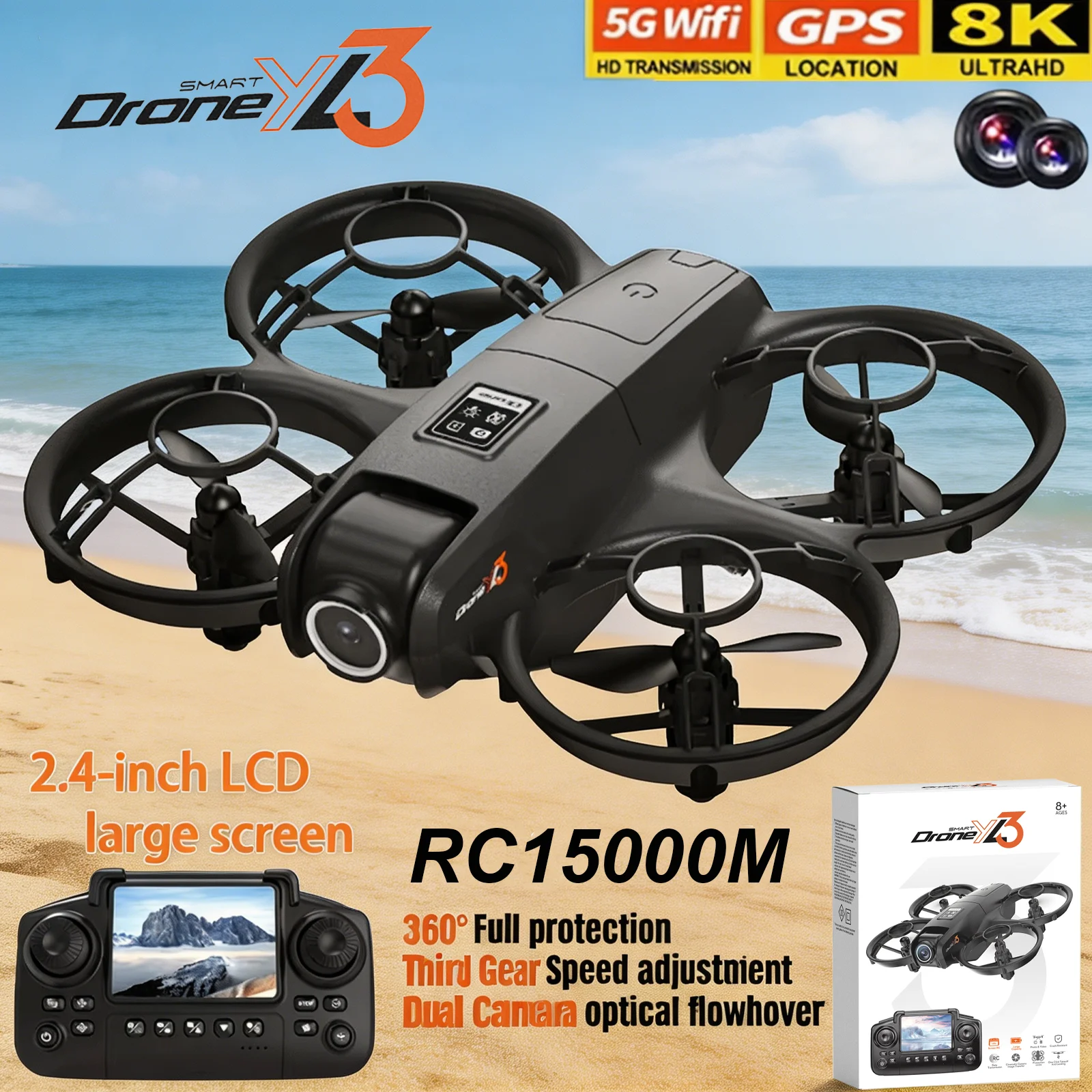 Neue YL3 RC-Drohne mit 8K 1080 – Drone Camera Night Vision Bewertung und Preis